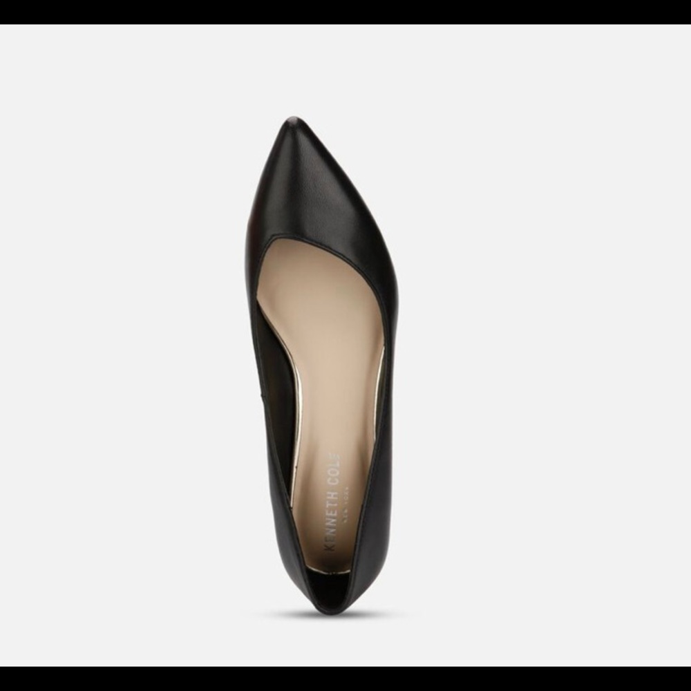 Black leather Kenneth Cole flats 6.5 US